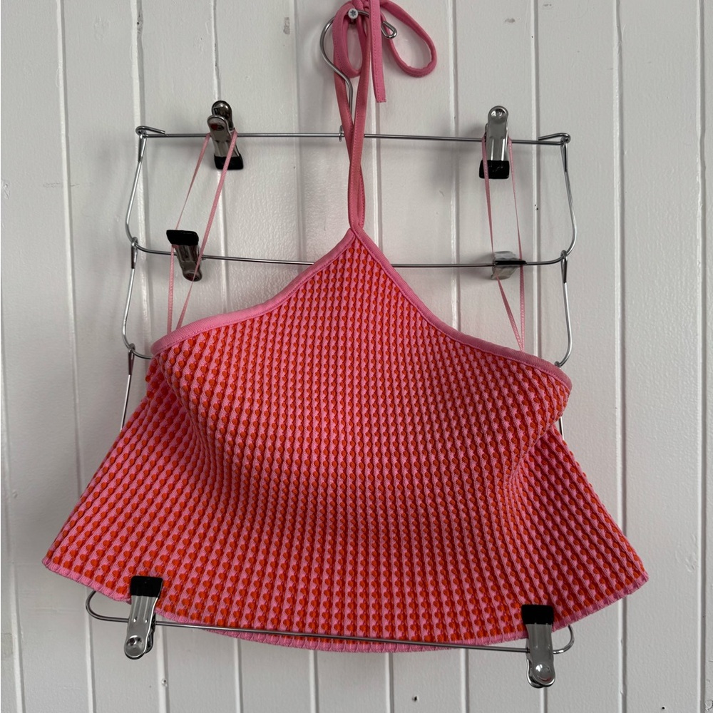 Pink ZARA Halter Top - Picture 4 of 8